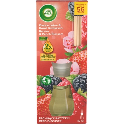 Air Wick Vonné tyčinky Lesní plody a broskvový květ 42 ml