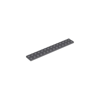 Lego 91988 Dark Bluish Gray Plate 2 x 14