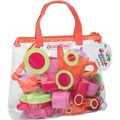 Écoiffier Bubble Cook 2640 jídelní souprava růžovo-zelená