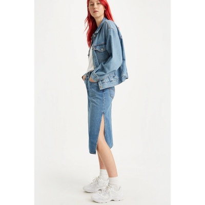 Levi's Side Slit Skirt A4711-0000 denim