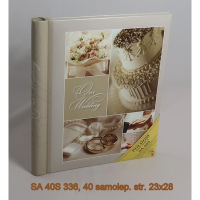 POLDOM album samolep svatební 336 22,5x28cm 40s