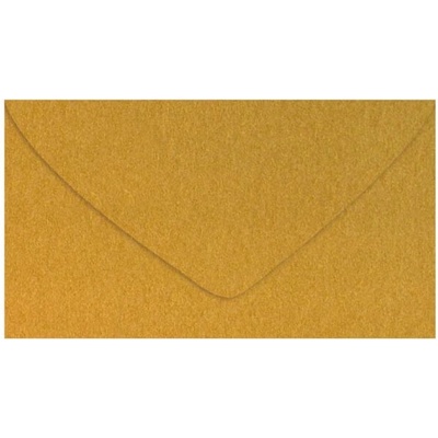 UNIPAP dopisní obálka metallic 120g C6 114x162mm - zlatá 5550383 593702