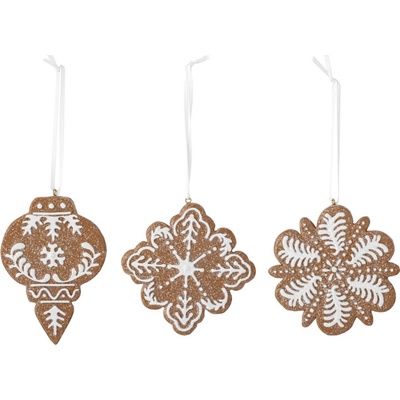 Vánoční odzoby Gingerbread I set 3 ks Bloomingville