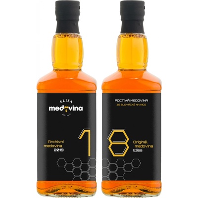 Medovina Elisa dárek k 18. výročí 11% 2 x 0,5 l