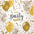 PAW servítky L Elegant Ballons 33x33cm