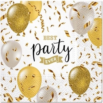 PAW servítky L Elegant Ballons 33x33cm