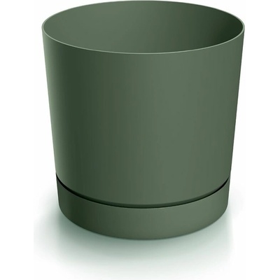PROSPERPLAST Kvetináč TUBO P 12,8cm tmavě zelený