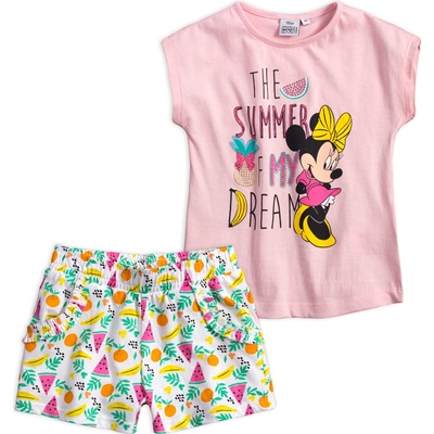 Disney Minnie Fruit dievčenský komplet ružový