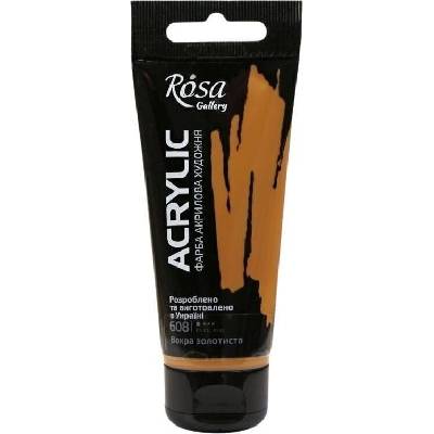 Rosa Gallery АКРИЛНА боя Gold Ochre (608) 60 ml 1 бр (3241608)