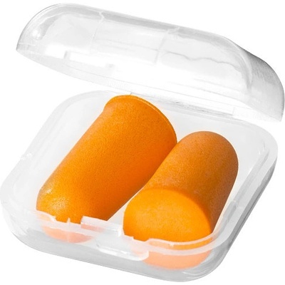 Traveler Upchávky do uší v púzdre Oranžová