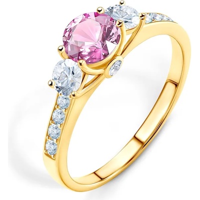 SAVICKI Годежен пръстен Dream: злато, розов сапфир