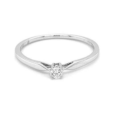 Beny Jewellery zlatý zásnubní s Diamantem 2010849