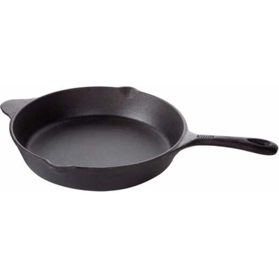 Litinová pánev 30 cm, s litinovou rukojetí Gusseisen Kuss 4540, hladká