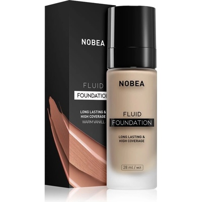 Nobea Day-to-Day Fluid Foundation dlouhotrvající make-up 04 Warm vanilla 28 ml