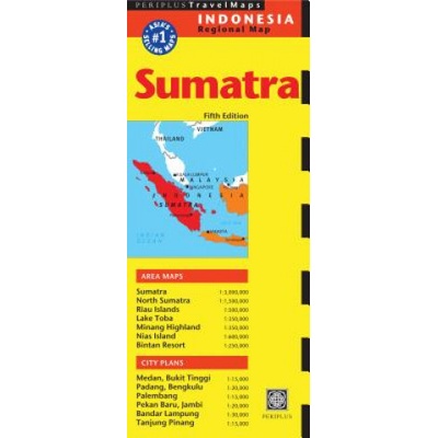 Sumatra Travel Map Periplus Editions