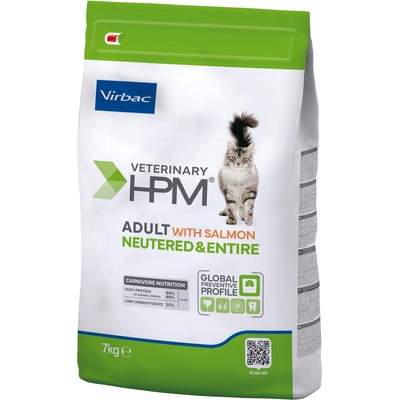 Virbac Veterinary HPM Adult Salmon Neutered & Entire Cat 7 kg