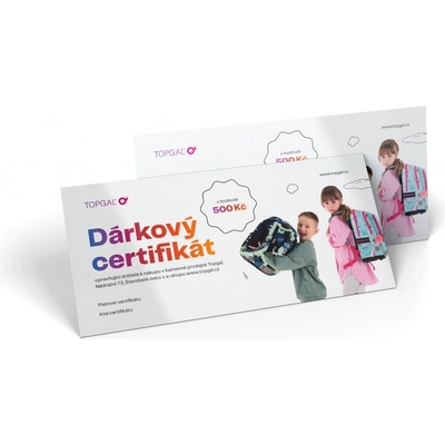 Dárkový poukaz Topgal VOU1705