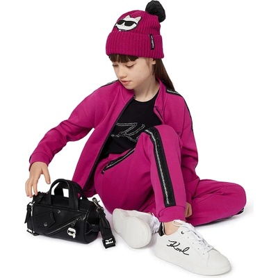 Karl Lagerfeld Детски шапка и кръгъл шал Karl Lagerfeld (Z31011.50.56)