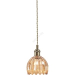 Markslöjd 109137 - Пендант на кабел GOTA 1xE14/40W/230V димчато бежово/месинг (ML1613)