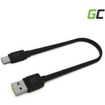 GREENCELL USB A > USB-C (ST - ST) 0, 25m Green Cell Black