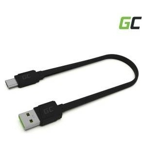 GREENCELL USB A > USB-C (ST - ST) 0, 25m Green Cell Black