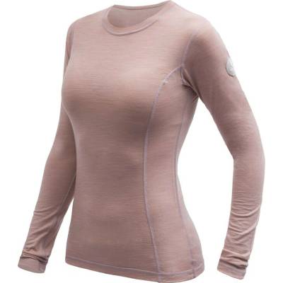 SENSOR MERINO AIR dámske tričko dl.rukáv dusty pink