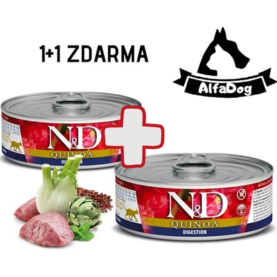 N&D Cat QUINOA Adult Digestion Lamb & Fennel 80 g