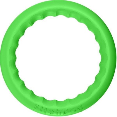 PitchDog Hračka tréningový penový kruh zelený 30 cm
