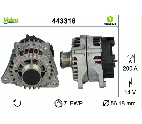 generátor VALEO 443316