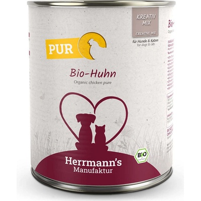 Herrmann's pro psy a kočky Kuřecí Bio 800 g