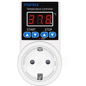Taxnele Дигитален термостат за контакт с NTC сензор - 100-240V AC, -20°C до +120°C (6601)