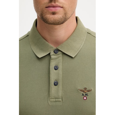 Aeronautica Militare тениска с яка мъжка памучна (PO1925UP00406)