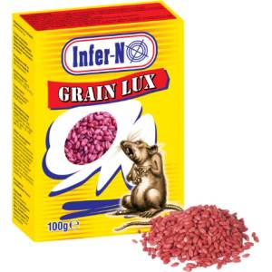 България Infer-no grain lux Отрова за мишки и плъхове - зърно 100 гр (3001-908)