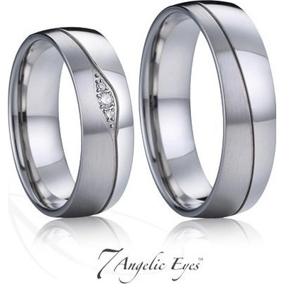 Goldpoint Snubní prsteny s diamantem 035 Quasimodo a Esmeralda