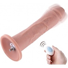 HiSmith HSA67 Slight Curved Silicone Vibrating KlicLok 10.2"