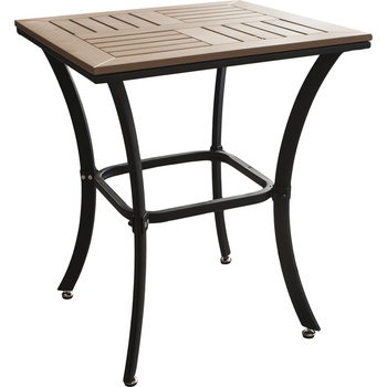 КВАДРАТНА ГРАДИНСКА МАСА ПЛАСТИК УУД НАТУРАЛ 1 (0195316)