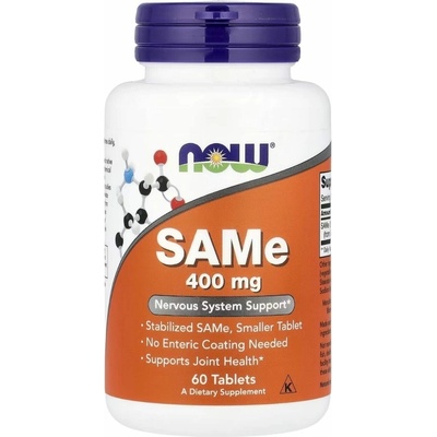 NOW Foods SAMe S-adenosylmethionin 400 mg 60 tabliet