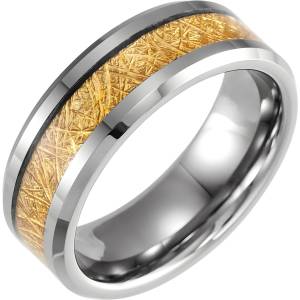 HARAHU Пръстен WI-32376 - Сребърен / Златен / 59mm KP32376