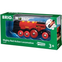 Brio World 33592 Mohutná červená akční lokomotiva
