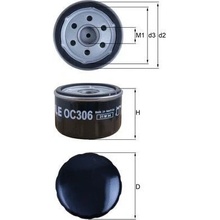 Olejový filter MAHLE OC 306