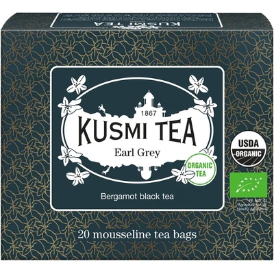 Kusmi Tea Черен чай EARL GREY, 20 муселинови пакетчета, Kusmi Tea (KUSMI21641A1120)