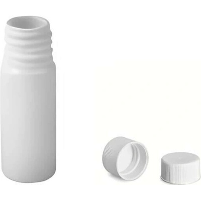 Via Plastová lahvička bílá s bílým uzávěrem 10 ml