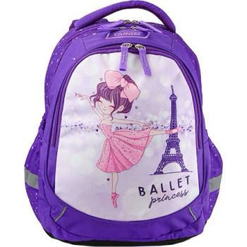 Target batoh fialová Ballet princess Eiffelova věž