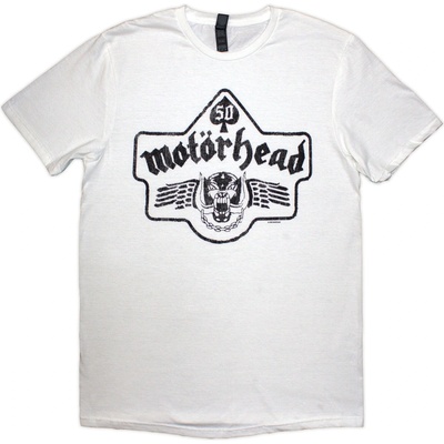 Motörhead 50 Years Ace Wings Emblem White L Риза (<![CDATA[MHEADTEE81MW03]]>)