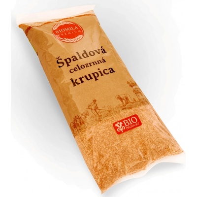Biomila Špaldová celozrnná krupica bio 0,5 kg