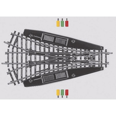 Märklin K-kolej H0 2270 třícestná výhybka symetrická 168.9 mm 1 ks