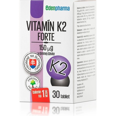 EdenPharma Vitamin K2 30 kapsúl