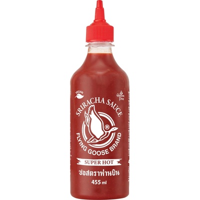 FLYING GOOSE Sriracha chilli omáčka Kaffir Lime 455 ml