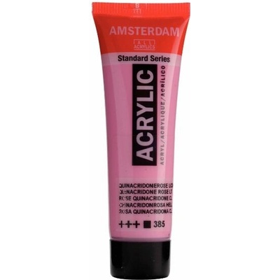 Amsterdam akrylová farba 20 ml 385 quinacridone svetlá ružová
