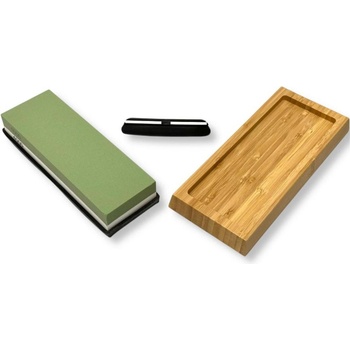 HARAHU Шлифовъчен камък с бамбукова основа и ъглов водач - 1000 / 4000 kp37741 (37741)